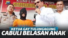 Ketua Gay Tulungagung Ditangkap Usai Cabuli 11 Anak di Bawah Umur