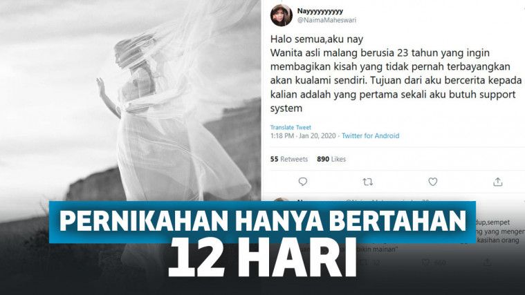 Kisah pernikahan 12 hari