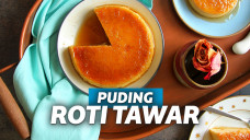 resep puding roti tawar