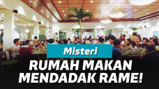 Ilustrasi restoran ramai