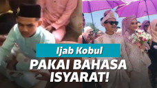 Ijab kabul pakai bahasa isyarat
