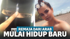 Rayakan Hidup Barunya di Kanada, Wanita Arab Ini Langsung Buka Aurat