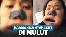 Waduh! Harmonica Nyangkut di Mulut, Gadis Ini Keluarkan Bunyi Aneh Setiap Kali Bernapas