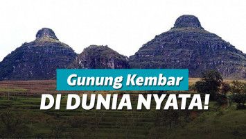 Gunung kembar di China