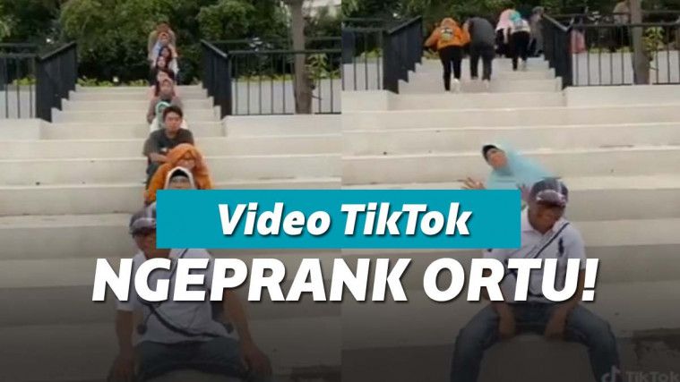 Ngerjain orang tua saat bikin video tik tok