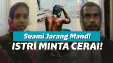 Suami diceraikan karena jarang mandi