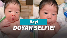 Bayi Jago Selfie Sejak Lahir