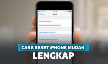 Cara reset iPhone