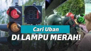 Terjebak di lampu merah cari uban