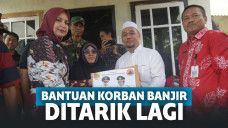 Unik! Datangi Korban Banjir, Bupati Jember Tarik Lagi Bantuannya Usai Diliput Media