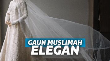 gaun pengantin muslimah