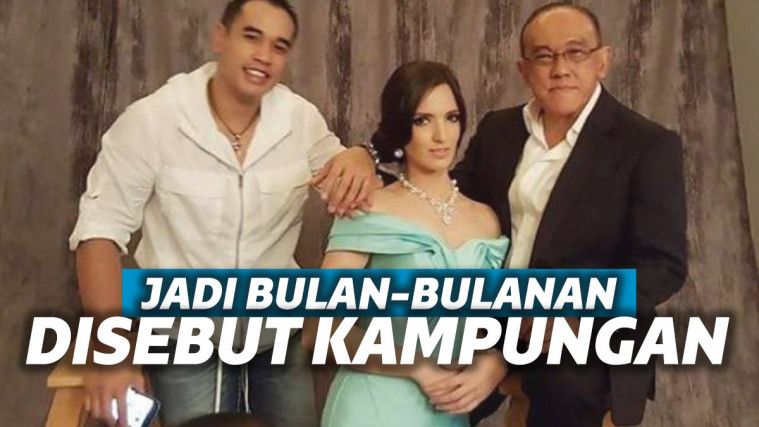 Nia Ramadhani beserta suami dan ayah mertua