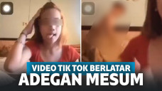 Asyik Bikin Video Tiktok, Dua Remaja Putri Tak Sadar di Belakangnya Muncul Penampakan