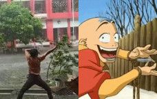 Avatar Aang di Blitar