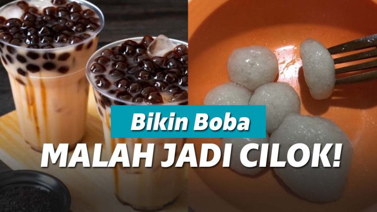 Gagal membuat minuman boba
