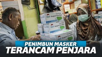 Wabah Corona Masuk Indonesia, Penimbun Masker Diancam 5 Tahun Penjara!
