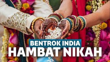 Ilustrasi pengantin India