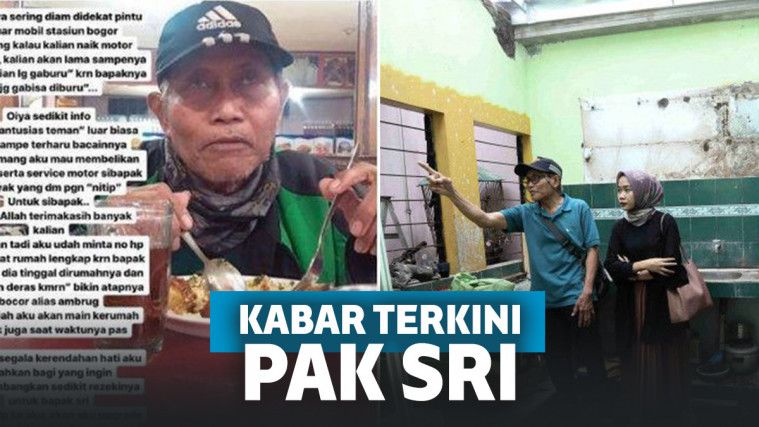 Ingat Pak Sri Driver Ojol yang Motor dan HP-nya Rusak? Begini Rumahnya Sekarang