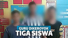 Ketiga pelaku pengeroyokan