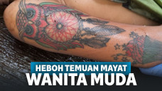 Mayat bertato ditemukan di selokan