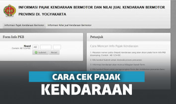 Cara cek pajak kendaraan