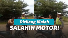 Pria mabuk salahkan motor