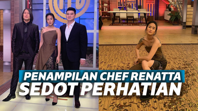 Penampilan Seksi Chef Renatta di Final Master Chef 2020