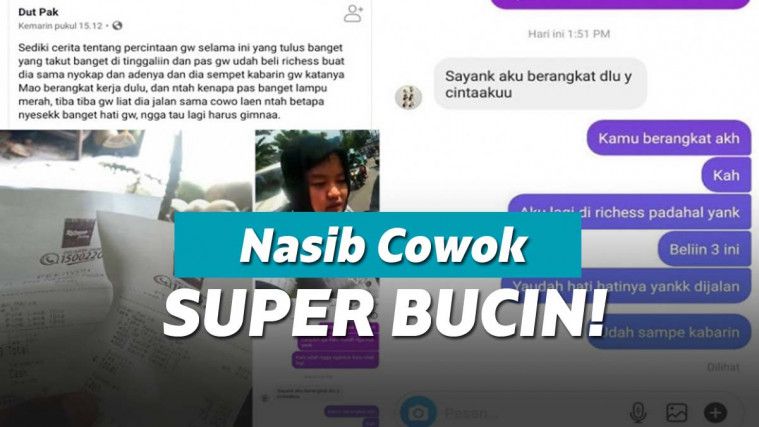 Cowok ngegepin pacarnya selingkuh