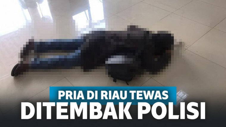 Ngamuk Ditilang, Pria di Riau Tewas Ditembak Polisi