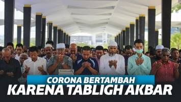 Gelar Tabligh Akbar, Kasus Corona di Malaysia Bertambah 190 Kasus!