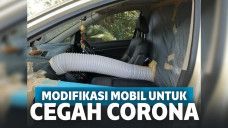Brilian! Agar Tak Terinfeksi Corona, Pria Ini Modifikasi Mobilnya untuk Jemput Anaknya yang Baru Pulang dari Italia