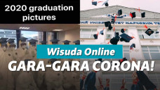 Wisuda online gara-gara corona