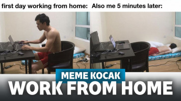 Bosan saat Karantina? 9 Meme "Work from Home" Ini Bisa Bikin Kamu Ketawa Geli