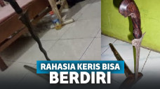 Lekat dengan Nuansa Mistis, Inilah Rahasia Keris yang Bisa Berdiri Sendiri