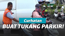 Ilustrasi tukang parkir