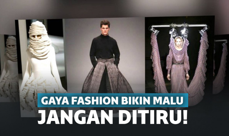 Gaya fashion bikin malu