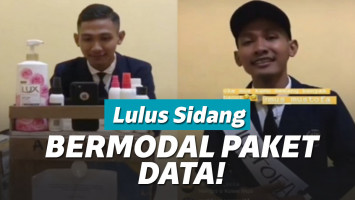 Sidang skripsi online gara-gara virus corona