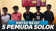Perkosa Siswi SMA di Lapangan Bola, 5 Pemuda Solok Ditangkap Polisi!