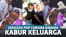 pasien corona dibawa keluarga