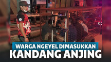 Edan! Langgar Aturan Lockdown, Polisi Filipina Masukkan Warga ke Kandang Anjing