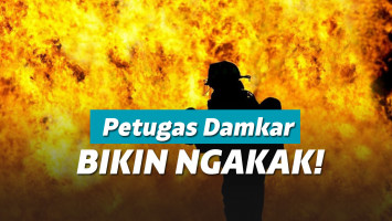 Ilustrasi pemadam kebakaran