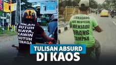 tulisan di kaos oblong bikin ngakak