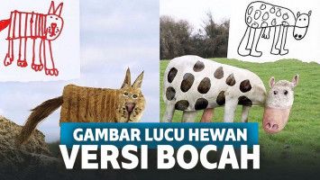 Bukan Mutasi Genetik, Hewan Aneh ini Lahir dari Imajinasi Anak- Anak