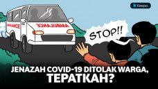 Jenazah corona ditolak