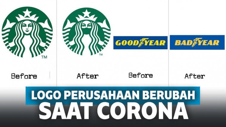 Kocak! Gara-Gara Corona Logo Perusahaan-Perusahaan Ini Jadi Berubah