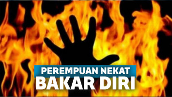 Ilustrasi bakar diri