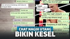 chat nagih utang ngakak