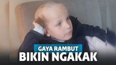 Bocah 5 Tahun Minta Potong Rambut sama Kakaknya, Hasilnya Bikin Ngakak