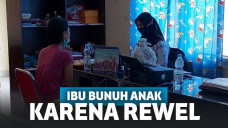 Pelaku saat berada di kantor polisi