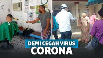 Hiburan supaya suasana tidak terasa mencekam.